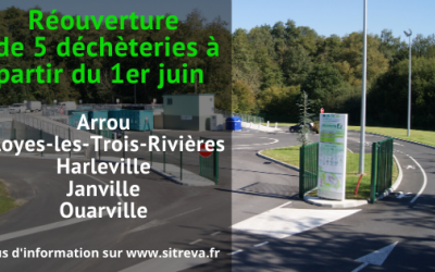 RÉOUVERTURE DECHÈTERIE D'OUARVILLE